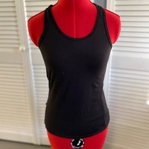 Black Athleta Racerback Tank Top